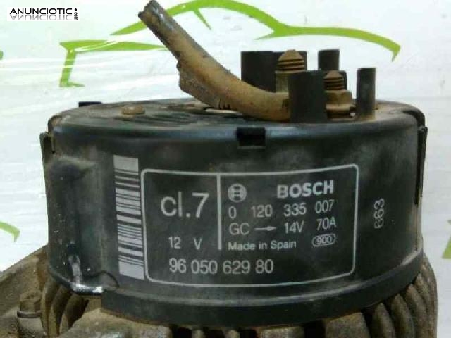 Alternador de peugeot 106