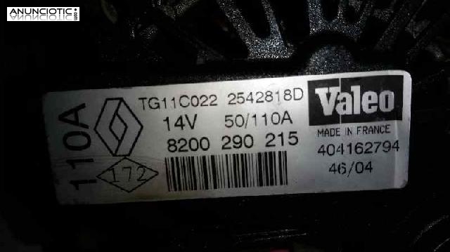 Alternador 3460750 2542818d renault