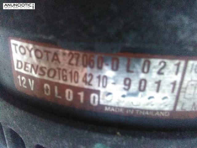 163032 alternador toyota hilux double