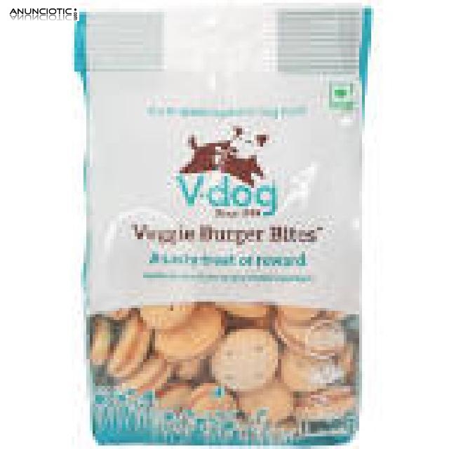 Snacks vegetarianos V-Dog Veggie Burger Bites