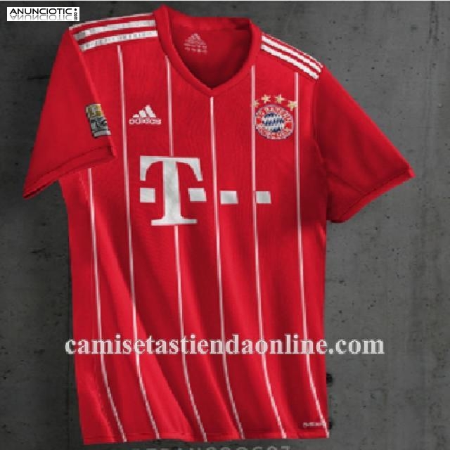 nueva replica equipacion bayernmunich futbol 2017-2018