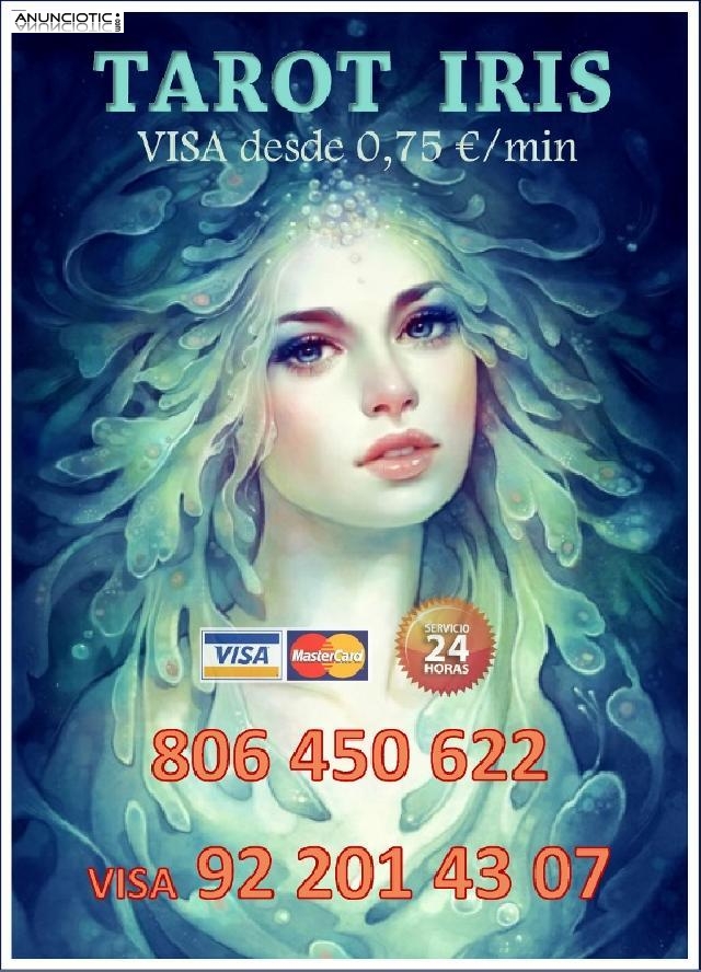 Tarot Iris. Tarot claro y rápido. Vidente Visa económico.