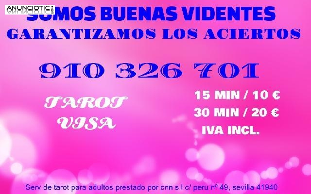 TAROT VIDENCIA PROFESIONAL  *  910326701 *   VISA BARATA