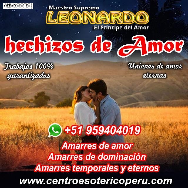 LEONARDO PODEROSO HECHICERO DEL AMOR Y EL FUTURO