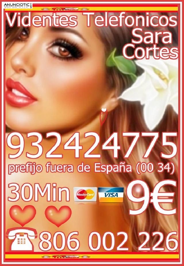 Tarot  Sara Cortes 932 424 775  desde 4 15 min, 7 20mts 9 30mts. 60M 20 