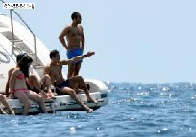 Yates con Patron en Formentera  buceo 