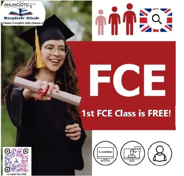 **Prepárate para el examen FCE  1ra clase GRATIS!!** 