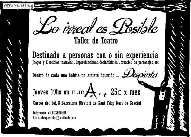 Taller de Teatro Lo Irreal es Posible