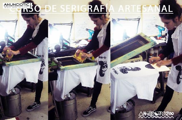 CURSO TALLER DE SERIGRAFIA ARTESANAL BCN