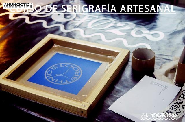 CURSO TALLER DE SERIGRAFIA ARTESANAL BCN