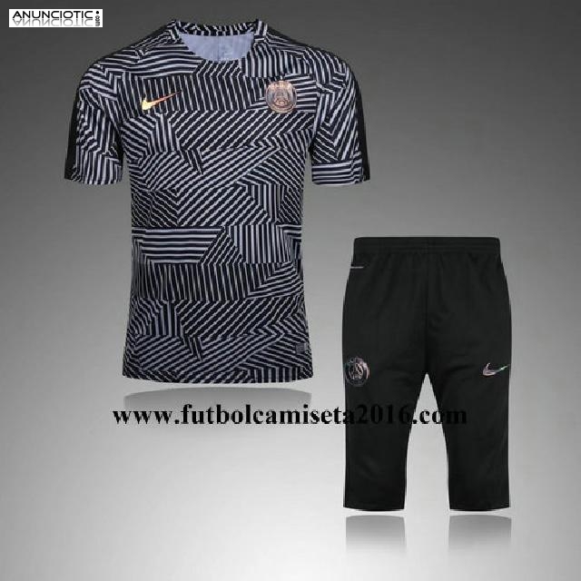 Camiseta de entrenamiento del PSG gris 2017