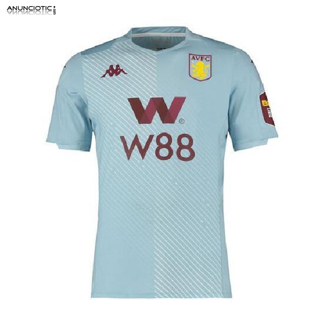 camisetas futbol Aston Villa replicas 19-20