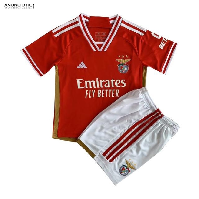 Vista o Vermelho e Branco da Paixão: Camisola Benfica 23 24 Agora Disponíve