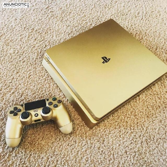 compre Sony PlayStation 4 ORO 1TB console con 7 juegos 150euros