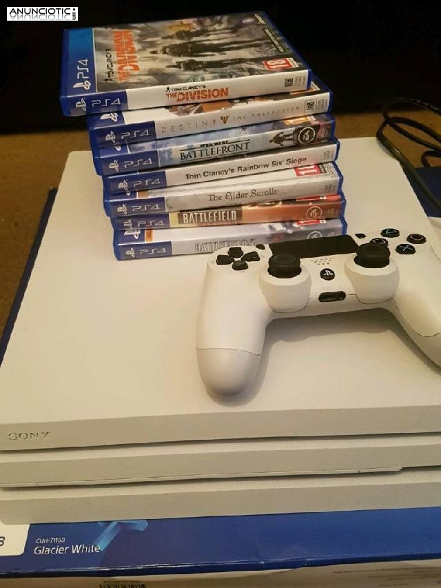 Sony PS4 Pro 1TB Console con 7 juegos 150