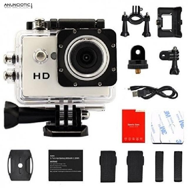 Camara deportiva acuatica hd dv h264