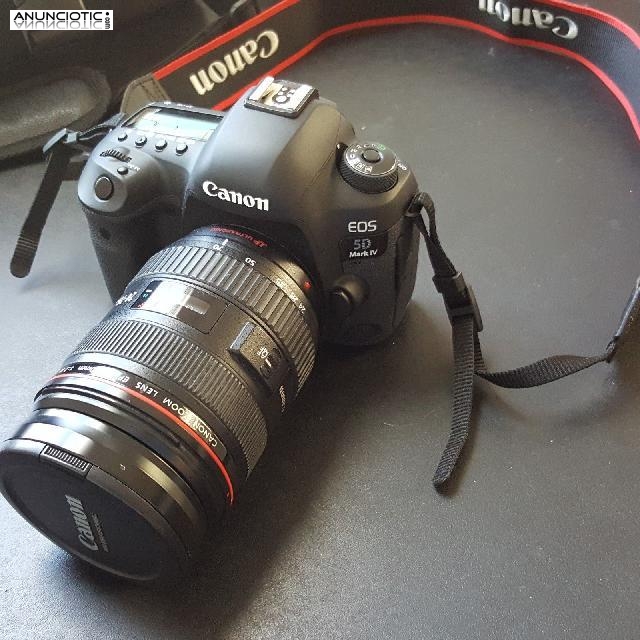 venta canon EOS 5D Mark IV con 24-70mm lens 1800euros