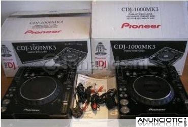 VENTA: 2x Pioneer CDJ 1000MK3 + 1 DJM 800