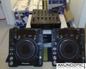 2x PIONEER CDJ 1000MK3 + DJM 800 La venta