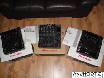 2x Pioneer CDJ 1000mk3 +Un DJM 800 