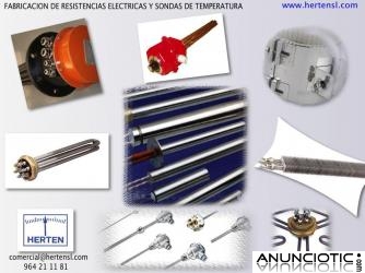 FABRICACION DE RESISTENCIAS ELECTRICAS Y SONDAS DE TEMPERATURA HERTEN