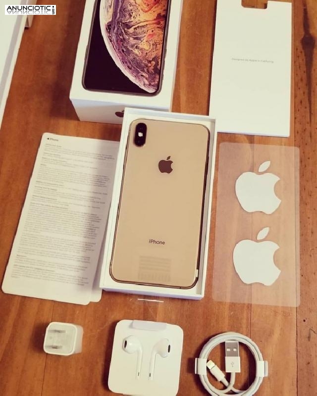 Apple iPhone XS 64GB = 400 EUR  ,iPhone XS Max 64GB = 430 EUR ,iPhone X 64G