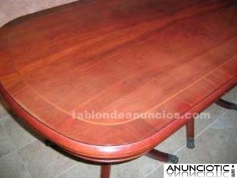 MEA COMEDOR CEREZO- EXTENSIBLE- PERFECTO ESTADO