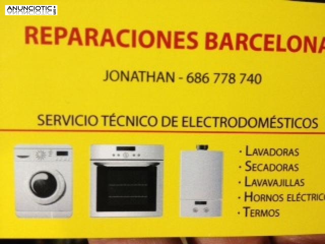 reparación 40EUROS LAVADORAS SECADORAS LAVAVAJILLAS neveras HORNOETC