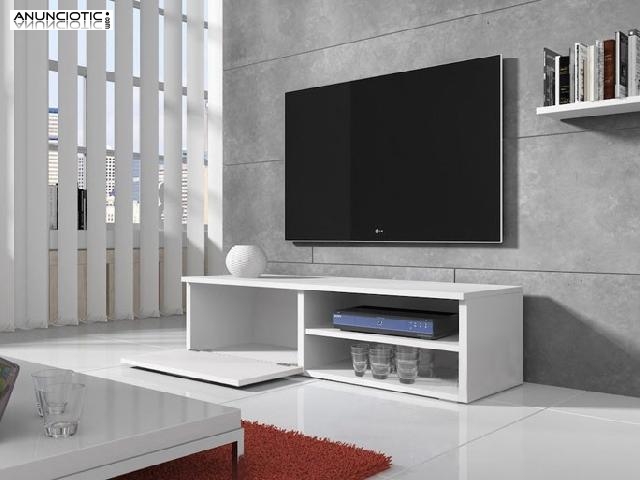 Mueble TV modelo Dragoni en color blanco