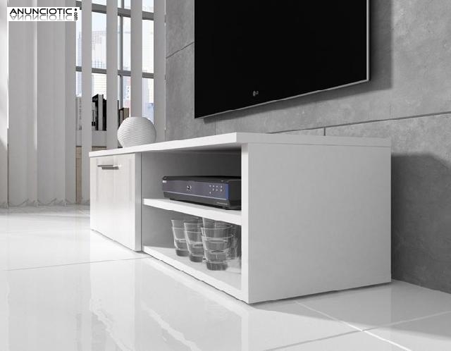 Mueble TV modelo Dragoni en color blanco