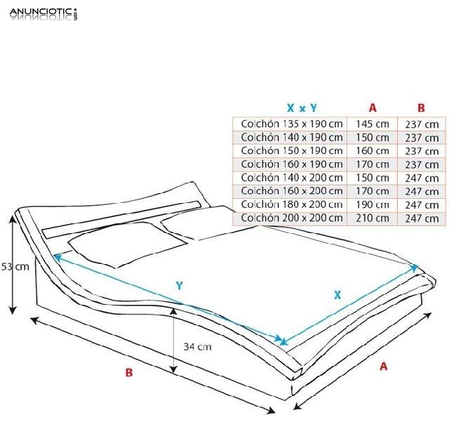 Cama de matrimonio de diseño Ref 3408