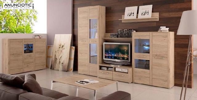 Mueble de TV + 2 baldas modelo Monet