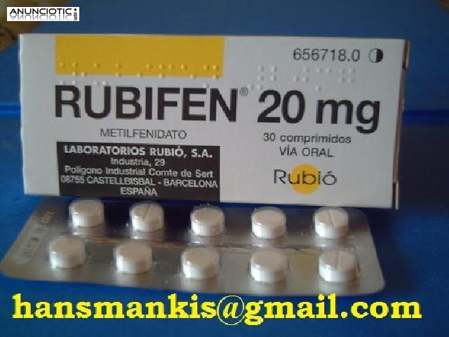 Rubifen 20 mg (30 comprimidos) a 18 la caja.