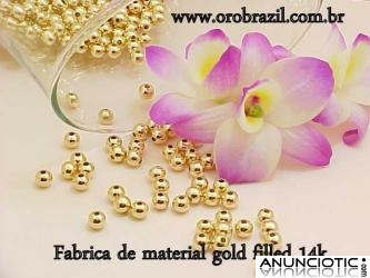 fabrica materiales de oro gold filled 14k/18k  para Armar  bijouteries