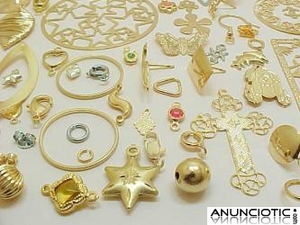 fabrica materiales de oro gold filled 14k/18k  para Armar  bijouteries