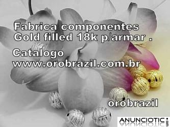 fabrica materiales de oro gold filled 14k/18k  para Armar  bijouteries