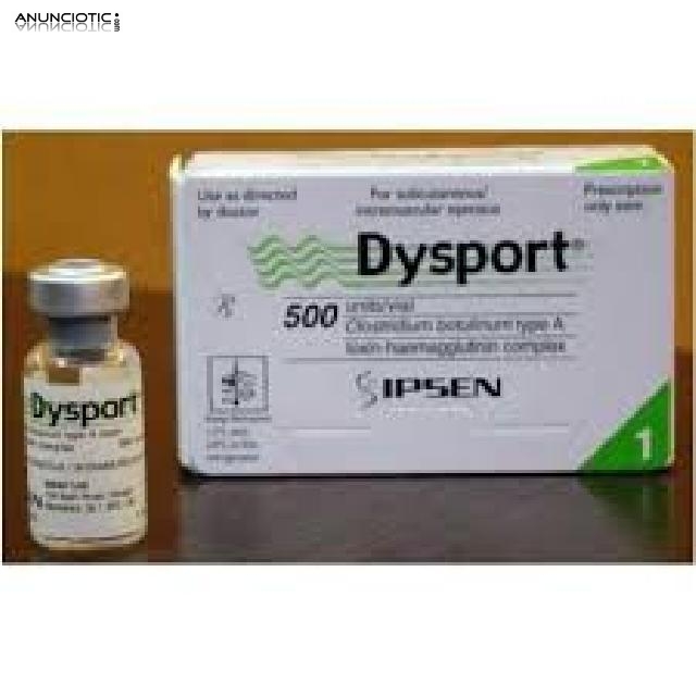 Comprar Juvederm, Radiesse, Restylane, Botox 100 UI, Reloxin (Dysport)