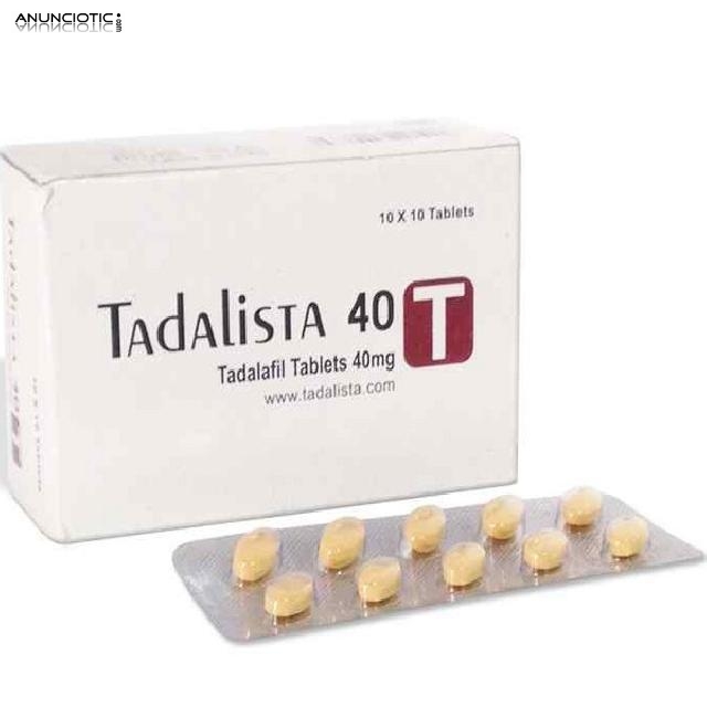  CIALIS 40 MG GENÉRICO MUY POTENTE, 36 HORAS EFECTO