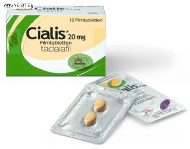 Cialis Genérico Super Active 20 mg sin receta