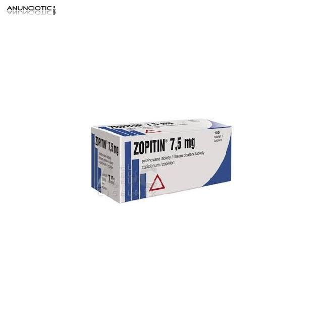 Zimovane (Zopiclone, Zopitin) 7.5 mg - sin receta
