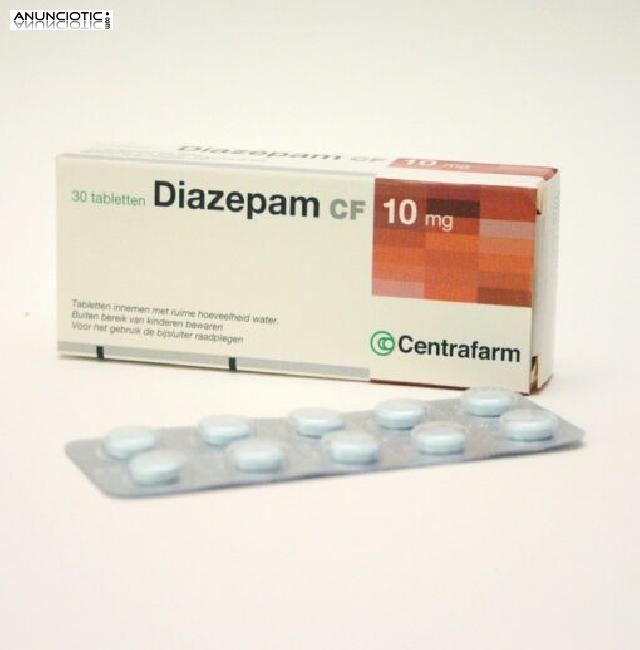 Diazepam de 2, 5 y 10 mg - Antidepresivo sin receta