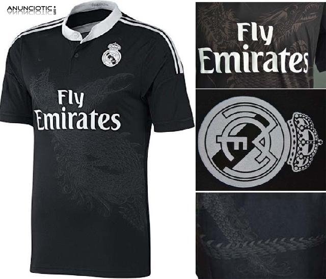 camiseta de fútbol Tailandia Real Madrid 2014-15 3ª Nergo