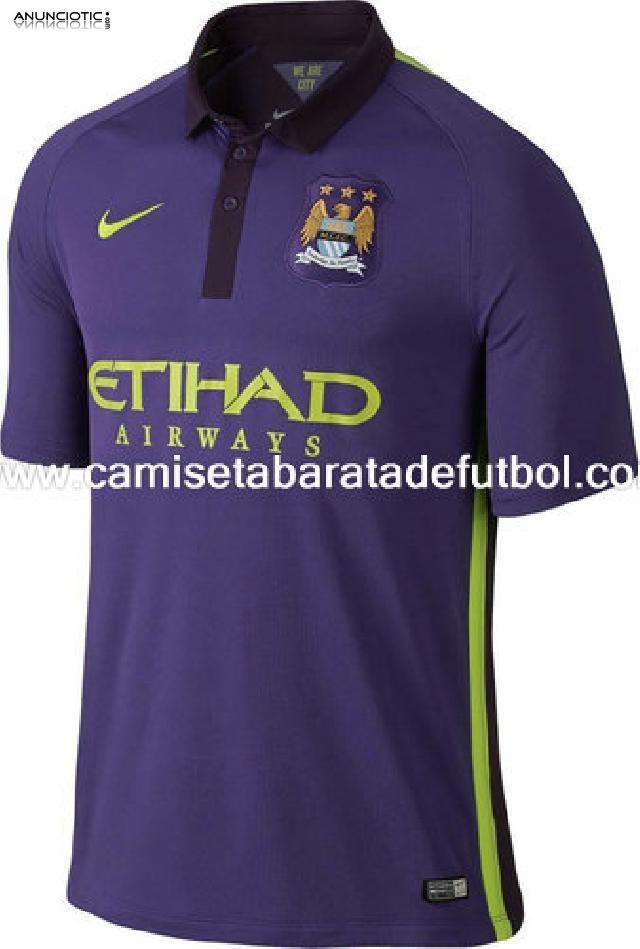 Camiseta Manchester City 2015,Equipacion Manchester City 2015