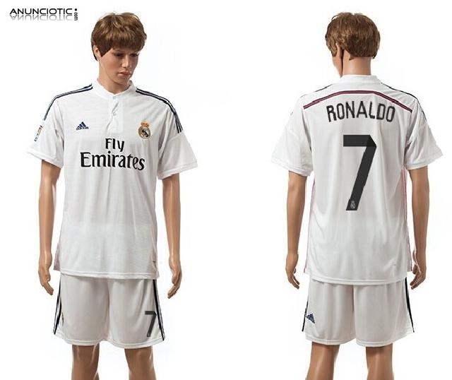 La Liga 2014/15 Real Madrid camiseta de # 7 Ronaldo