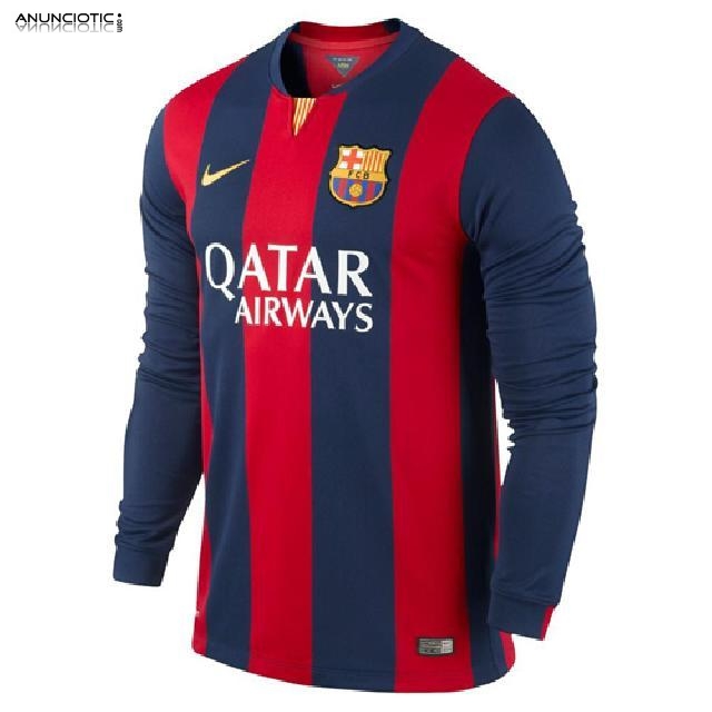 envío libre de la Liga 2014/15 de Barcelona camiseta de local