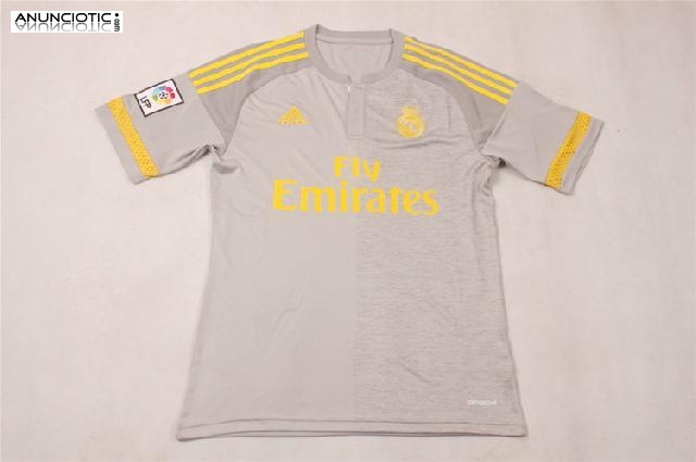 camisetas del Real Madrid tailandia 2015-2016 segunda equipación