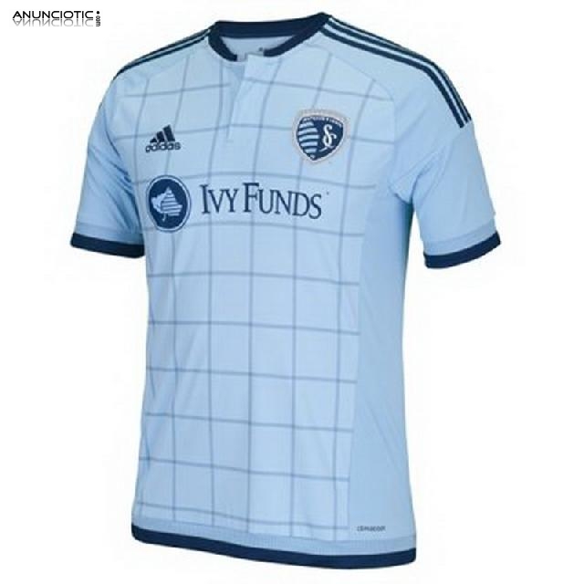 nuevo Camiseta Sporting Kansas 2015 baratas 