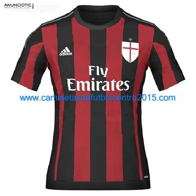 Camiseta AC Milan 2015 2016 baratas Primera