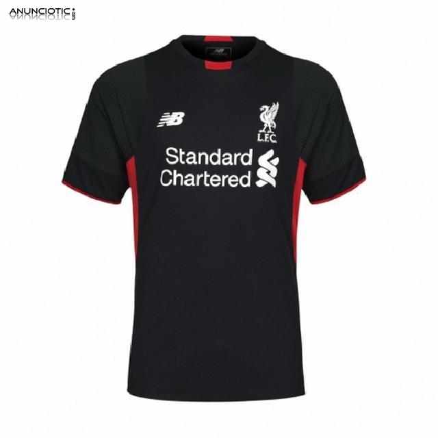 Camisetas Liverpool baratas Tercera 2015-2016