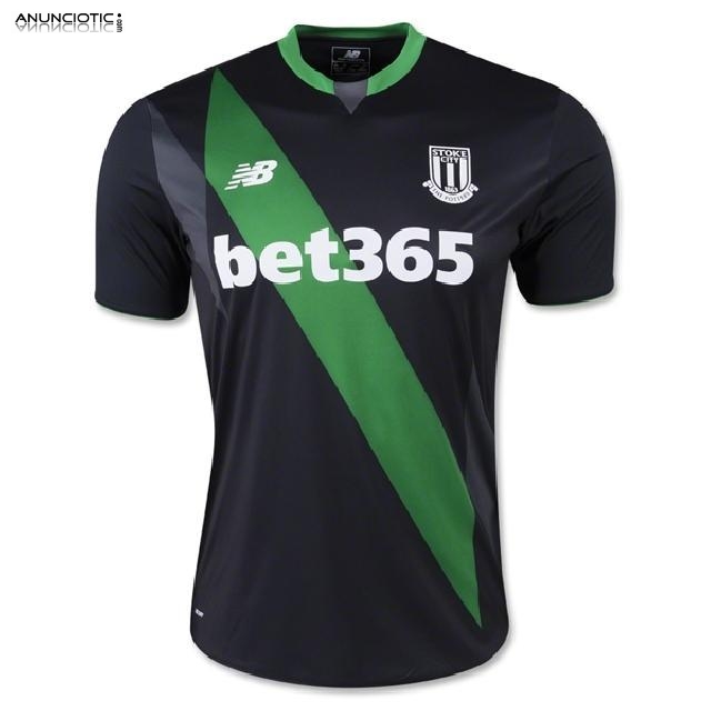 Camiseta Stoke City 2015 2016 Segunda baratas